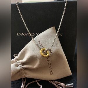 David Yurman Two-Tone Cable Necklace